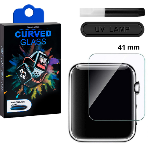 Защитное стекло для Apple Watch 41mm UV Glue