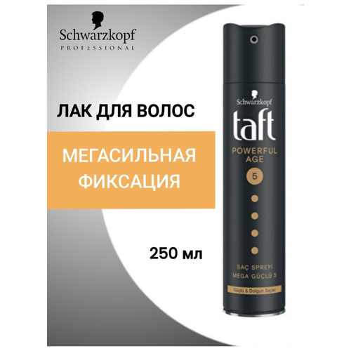 Лак для волос Taft 250ml,Заметно более густые волосы — мегафиксация