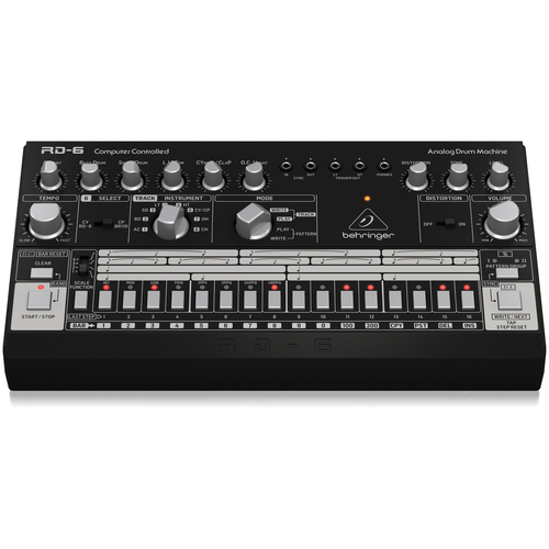 Behringer RD-6 BK драм машины грув боксы семплеры behringer rd 6 gp