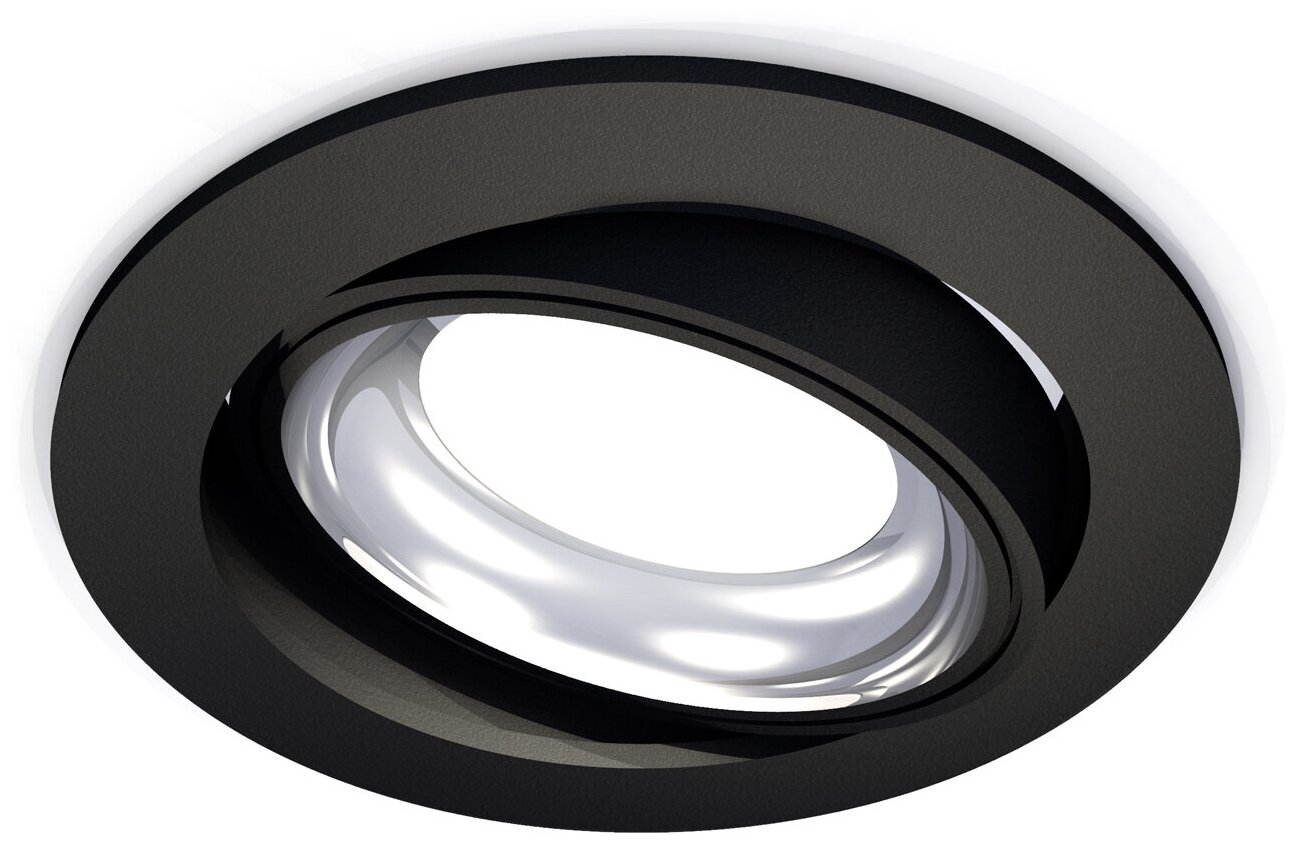 Встраиваемый светильник Ambrella Techno XC7652002, GU5.3, кол-во ламп:1шт, Черный