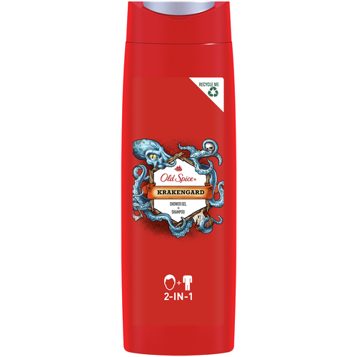 Гель для душа и шампунь OLD SPICE Krakengard, 400мл 9581047