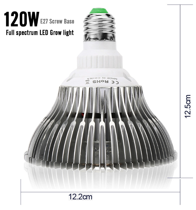 Фитолампа для растений полный спектр 120w (Теплый белый свет) - фотография № 2