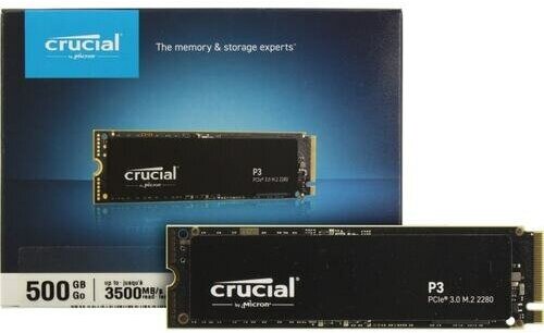 Накопитель SSD Crucial P3 500Gb (CT500P3SSD8) - фото №7