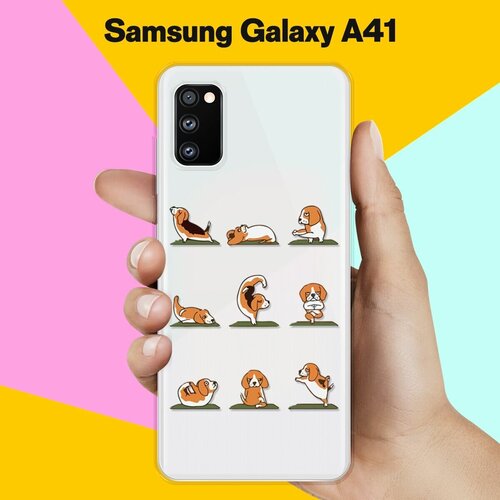 Силиконовый чехол Зарядка от Биглей на Samsung Galaxy A41 силиконовый чехол зарядка от биглей на samsung galaxy s20