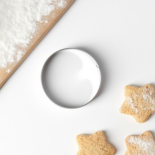 Форма для вырезания печенья Круг 662 см цвет хромированный 241₽