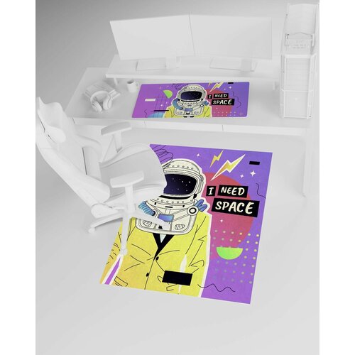 Коврик для мыши и коврик под кресло космический