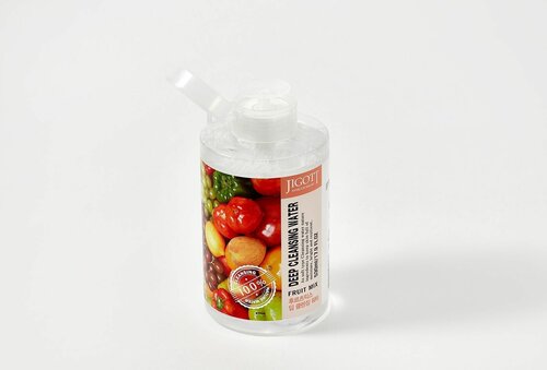 Очищающая вода для снятия макияжа с экстрактами фруктов JIGOTT 