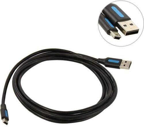 Кабель USB 2.0 A -> mini-B Vention COMBH