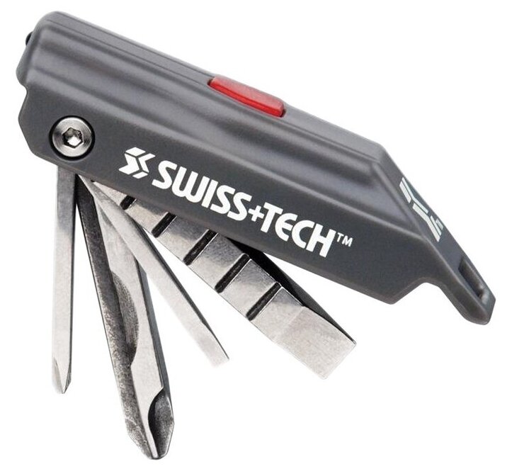 SWISSTECH ST50035 складной набор отверток SCREWZ-ALL 7-IN-1, серый SWISS TECH ST50035