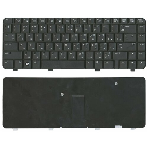 Клавиатура для ноутбука HP Compaq 530 черная без рамки 98000₽