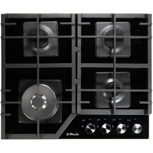 Встраиваемая варочная поверхность газовая PREMIUM Закаленное стекло Газ-контроль ORKLI Электроподжиг il Monte BH-675G BLACK LUXE 2403500₽