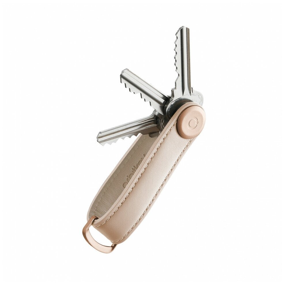 Ключница Orbitkey 2.0 Leather (розовый) 