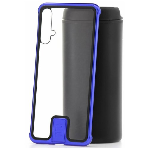 фото Чехол на huawei nova 5 kruche push-pull frameless blue кruче