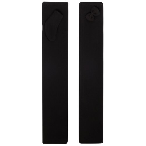 фото Перчатки-митенки женские из трикотажа 11, hannelore, размер 8, черный