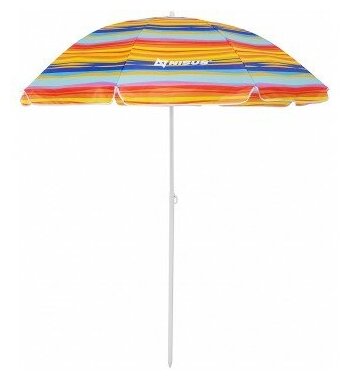 NISUS Зонт пляжный d 2м с наклоном (22/25/170Т) (N-200N-SO) NISUS (разноцветные полосы) - фотография № 6