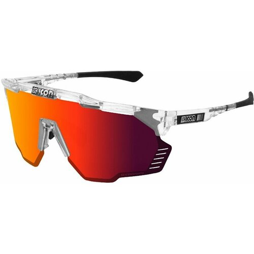 Солнцезащитные очки Scicon, монолинза, спортивные, прозрачный