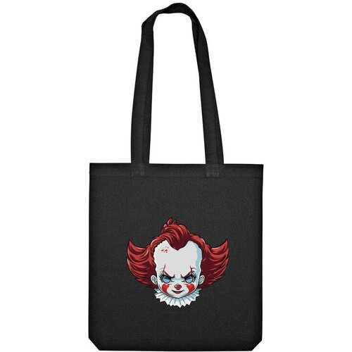 joker cosplay mask pennywise costumes prop stephen king s it chapter two pennywise horror clown halloween 2019 Сумка шоппер Us Basic, черный