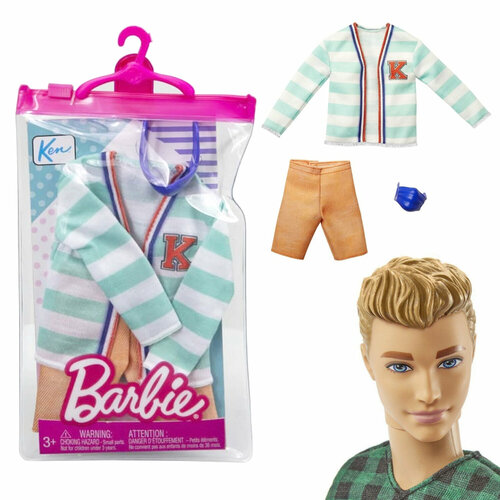 Одежда для кукол Одежда и аксессуары для куклы Кен Барби Полосатый свитер