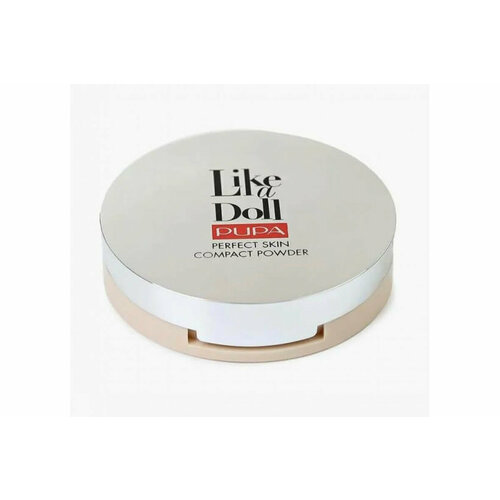 фото Pupa компактная пудра like a doll 1 шт. 004 warm beige 10 г