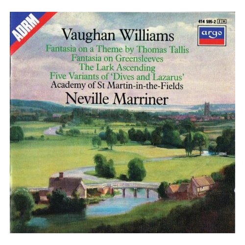 компакт диски warner classics marriner sir neville vivaldi pergolesi magnificat gloria cd Компакт-Диски, Argo, RALPH VAUGHAN WILLIAMS / THE ACADEMY OF ST. MARTIN-IN-THE-FIELDS / SIR NEVILLE MARRINER - Vaughan Williams: Orchestral Works (CD)