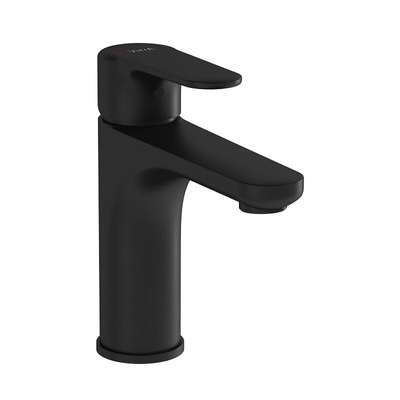 фото Смеситель для раковины Vitra Root Round A4270636EXP, цвет: черный