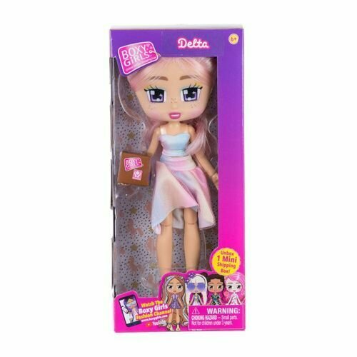 1toy Кукла Boxy Girls Delta 20 см. с аксессуаром в