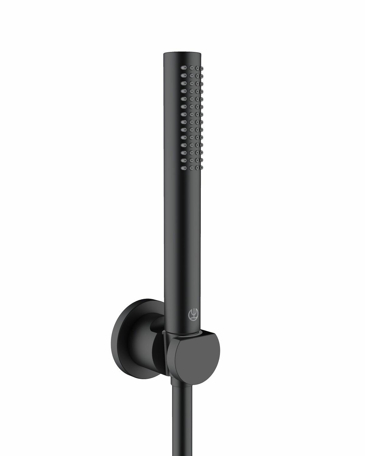 фото KLUDI NOVA FONTE Puristic Душевой гарнитур для ванны 1S, черный матовый, арт. 2085039-15