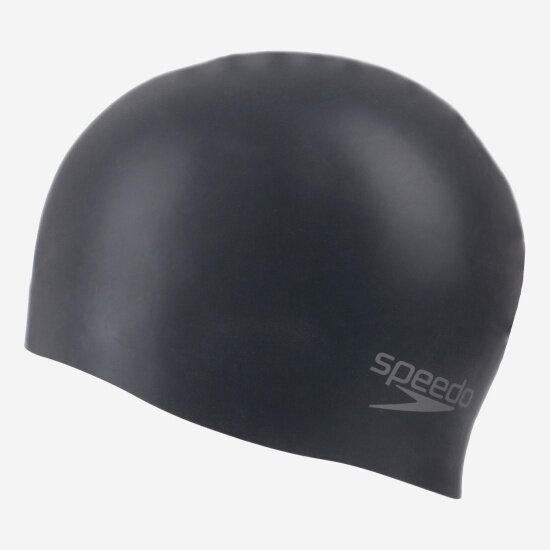 Шапочка для плавания Speedo SILC MOUD CAP AU BLACK взрослая, черный (размер 52-58), 8-709849097/9097