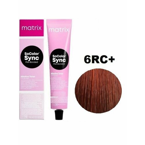 MATRIX Color.Sync 6RС+ Тёмный блондин красно-медный 90 мл