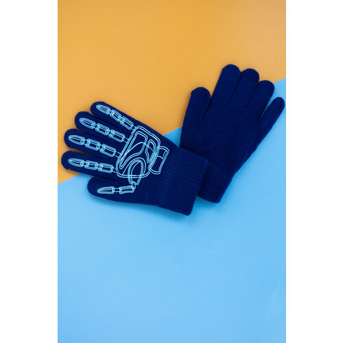 фото Перчатки корона, размер 3-5, мультиколор