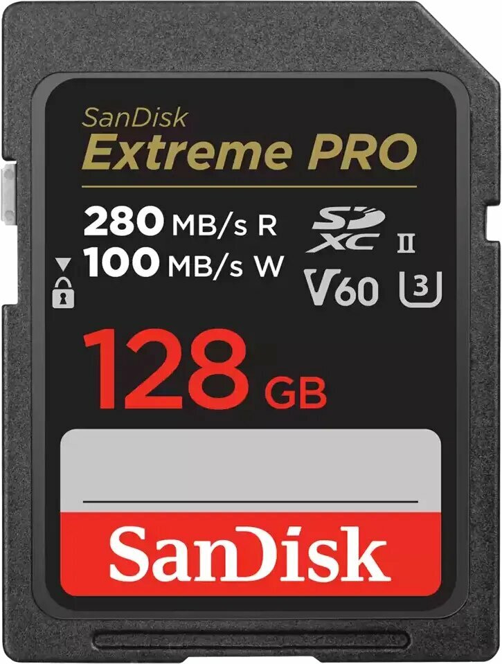 Карта памяти 128Gb SD SanDisk Extreme Pro (SDSDXEP-128G-GN4IN)