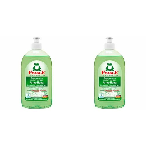 Frosch Средство для мытья посуды Алоэ вера, 500 мл, 2 шт