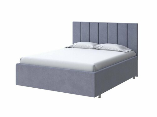 PROxSON Кровать Modern Large (Ткань: Велюр Casa Благородный серый) 160x200