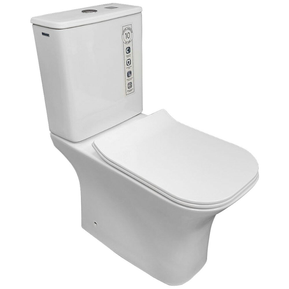 фото Унитаз Bloomix Elegant 1215 безободковый