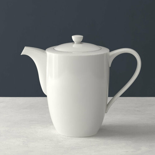Кофейник на 6 персон 1200 мл, For Me, Villeroy & Boch, Премиум-Фарфор белый