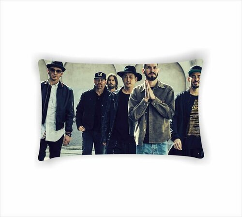 Подушка Linkin Park, Линкин Парк №9, Картинка с одной стороны