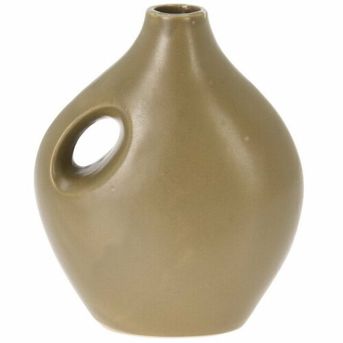 Koopman Фарфоровая ваза кувшин Cremato 20*16 см оливковая 095753120