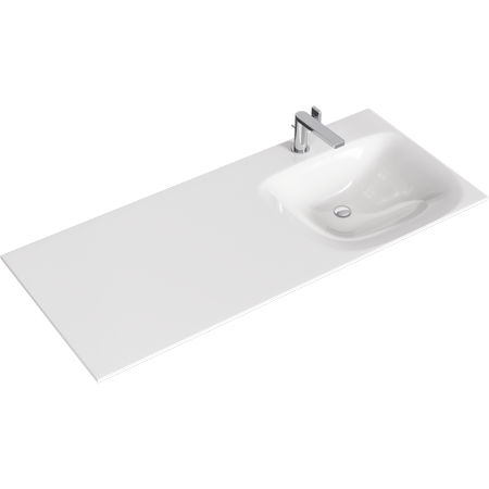 фото Мебельная раковина Aqwella Forma 115 белый FOR.11.04. D-R