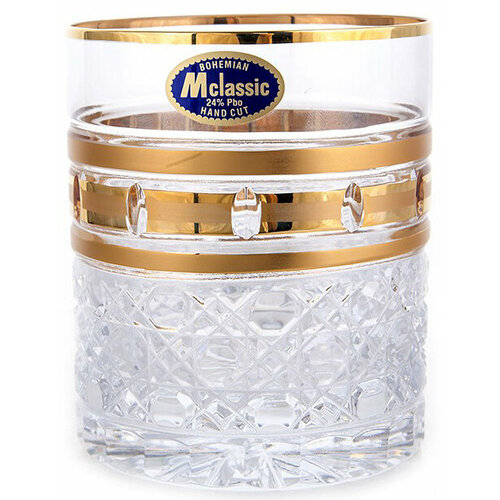 Набор из 6-ти стаканов Золотые окошки Mclassic Объем: 280 мл