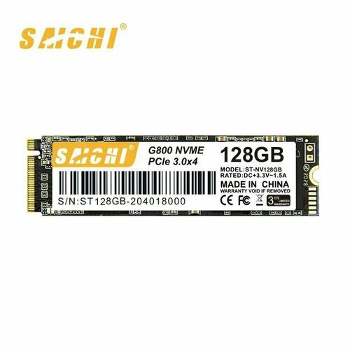Внутренний SSD M.2 PCI-E 3. x x4 накопитель SAICHI 128 ГБ NVM express, SSD NVME 128 Gb