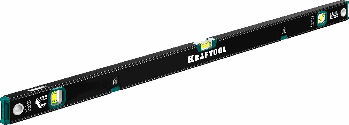 Магнитный уровень KRAFTOOL с зеркальным глазком 1000 мм (34785-100)