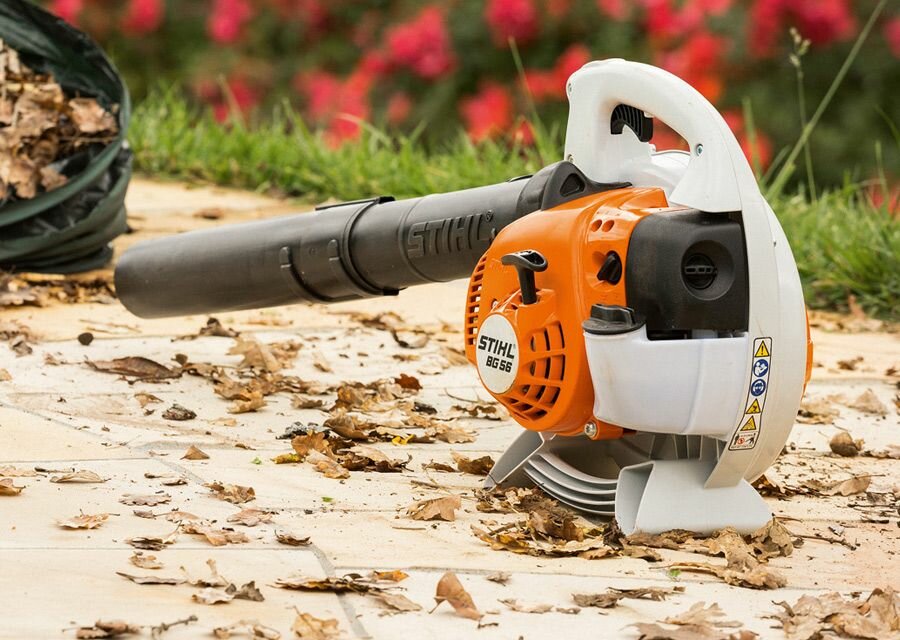 Воздуходувное устройство воздуходувка STIHL (Штиль) оригинал BG 56 - фотография № 7