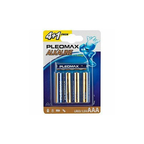 Батарейка LR03ААА Samsung Pleomax 1,5V алкалиновая 5 шт