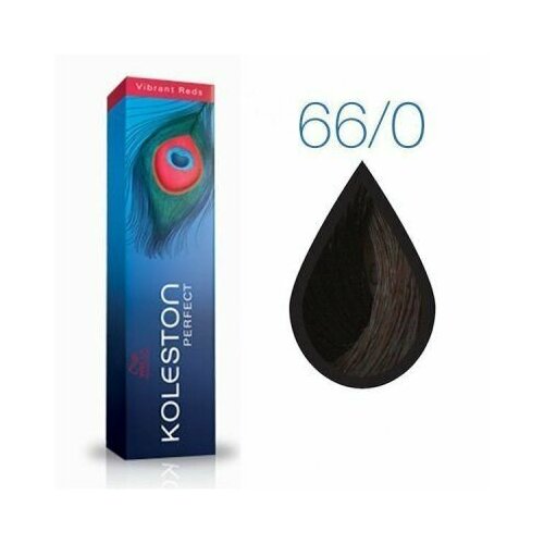 Wella KOLESTON PERFECT 66/0 темный блонд интенсивный натуральный 60мл (Стойкая крем-краска)