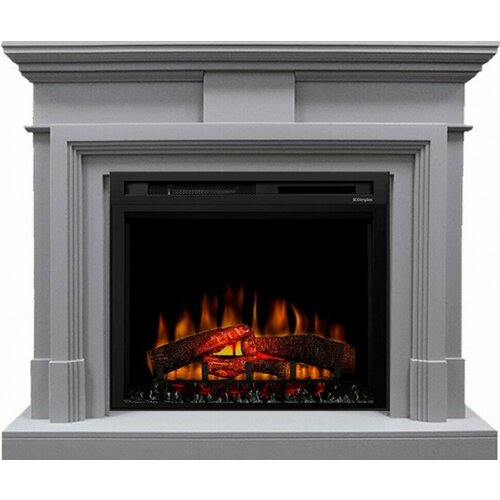 Каминокомплект Dimplex Optiflame Coventry Grey серый (высота 1000мм) с очагом XHD28L-INT