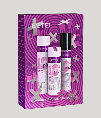Изображение товара Набор ESTEL 18 PLUS (шамп 250, бальз 200, спрей 200)
