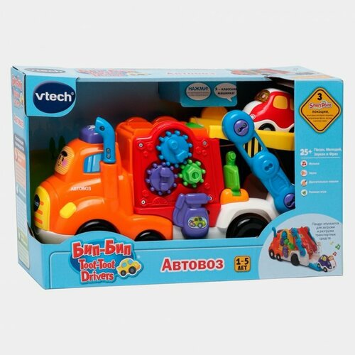 вертолеты и самолеты vtech бип бип toot toot drivers вертолет Vtech VTECH Автовоз Бип-Бип Toot-Toot Drivers (свет, звук) 80-189526