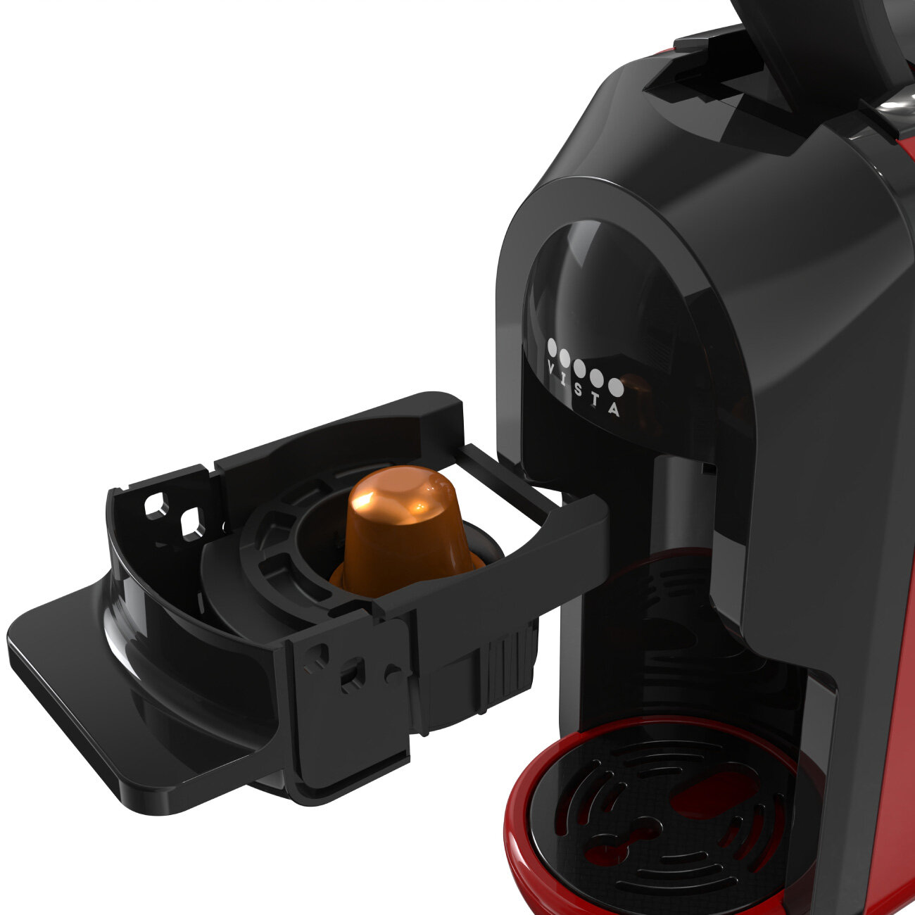 Кофемашина капсульного типа Dolce Gusto Vista DNS100R - фотография № 12