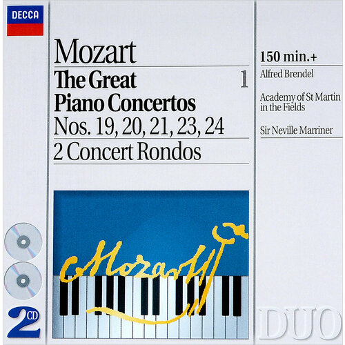 AUDIO CD Mozart: The Great Piano Concertos, Vol.1 (2 CD) audio cd mozart favourite piano concertos 2 cd