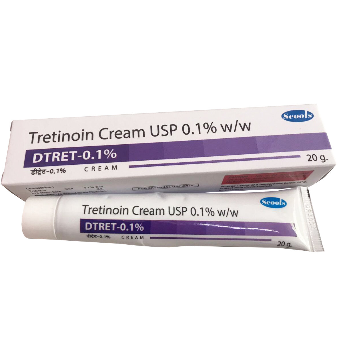 Tretinoin Cream 01% Третиноин Проблемная кожа Антивозрастной крем для лица 20г